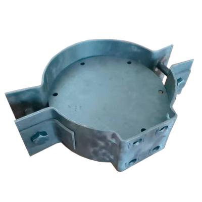 China Galvanized Electric Power Post Insulator Clamp For Electric Power Use for sale