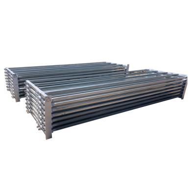 China Easily Assembled Carbon Steel Tube Welding Steel Structure Fabricated Galvanized Removable Fence Panel And Gate For Livestock Farm for sale