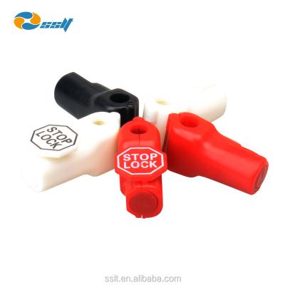 China ABS Show Lock Safety Hook in Red, White, Black Color for sale