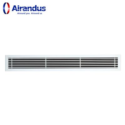 China Easy Adjustable Air Vent Grille Air Conditioning Linear Outlet HVAC Ventilation Installation Linear Vent Diffuser Vent for sale