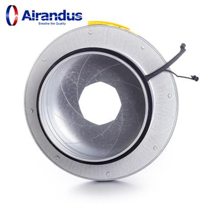 China Traditional ventilation damper, volume control air duct damper, iris damper for sale