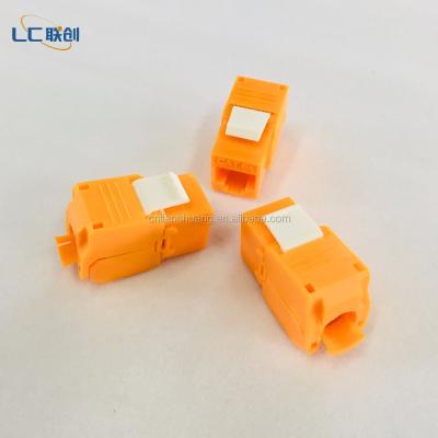 China Cat6 UTP RJ45 Toolless Keystone Jack 180 Degree Structure Cabling System for sale