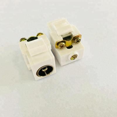 China audio & TV Video Coaxial Keystone Jack , CATV Female Connector for sale