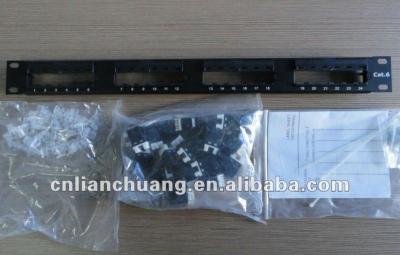 China UNC-69124 amp 24 port cat6 patch panel for sale