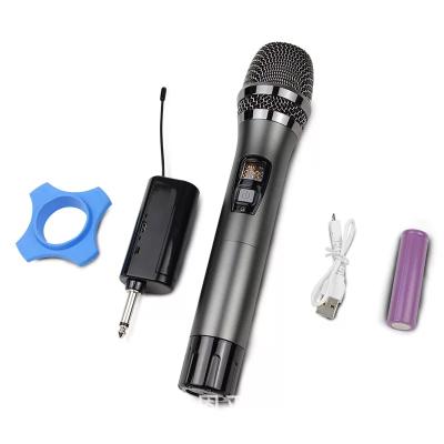 China Nature Stereo Perfect Loud Clear Sound Karaoke UHF Speaker Professional Dual Channel Wireless Microphone for sale