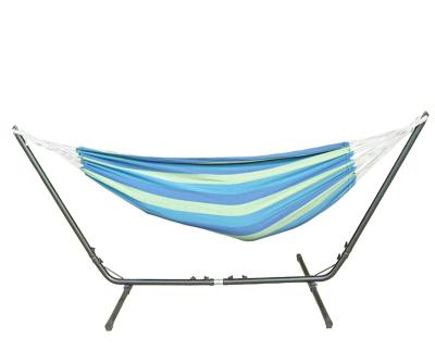 China Wholesale modern outdoor adjustable camping hammock outdoor adjustable frame camping yard balcony bracket swing hammock portable hammock for sale