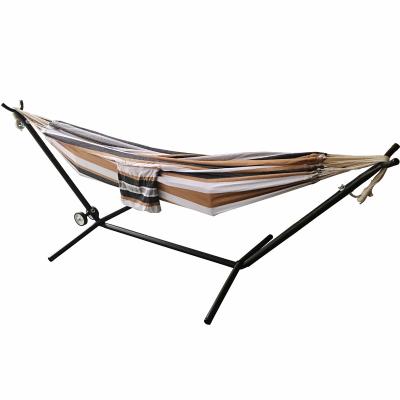 China Modern outdoor and indoor factory goods with idler wheel hammock stand save work portable swing for sale