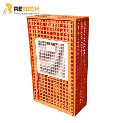 China Transport Breeding Farms Retech Farming Thickened Collapsible Chicken Transport Crate for sale