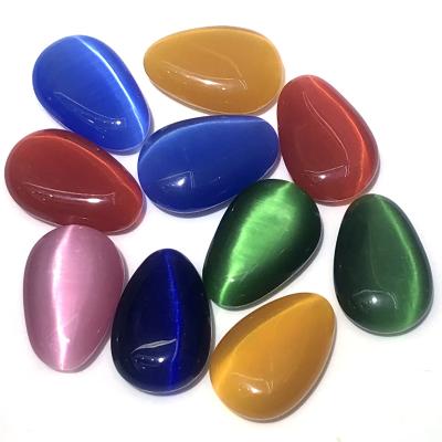 China China Sale By Kg Crystal Stone Crafts Colored Opal Drop Shape Tourism Landscape Stone Catwalk Stone for sale