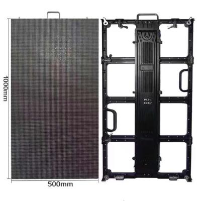 China VIDEO full color 3.91mm led video wall p3.91 outdoor rental led display screen with 500X500 aluminum die for sale