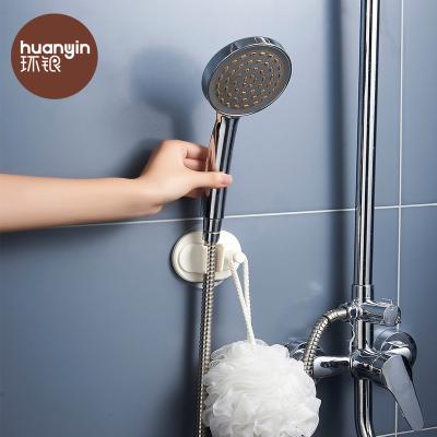 China Sustainable Classic Bathroom Accessories ABS Plastic Bath Shower Head Holder And Hook for sale