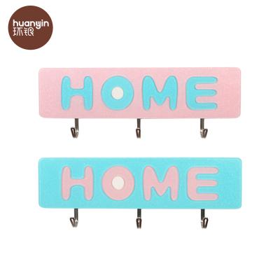 China Factory Sale Sustainable Resin Plastic Wall Hooks For Clothes for sale