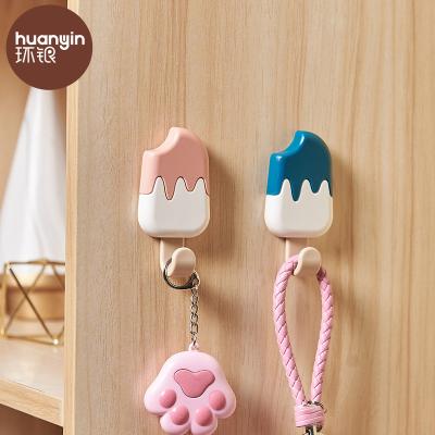 China Sustainable Modern Removable Magic Wall Plastic Sticky Decorative Hooks For Coats for sale