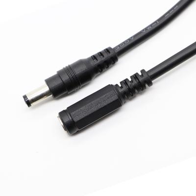 China 12V Car DC Cables 5.5*2.1mm Male to Female for TV STB Sound and DC Power Extension Cable for sale