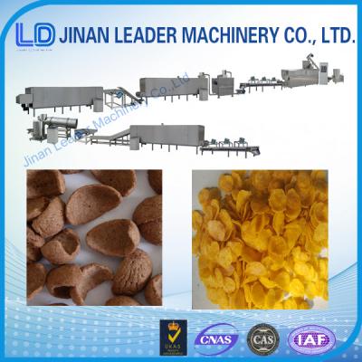 China High Efficiency Corn Flakes Breakfast Cereals Food Processing Machine 50 - 170kw for sale