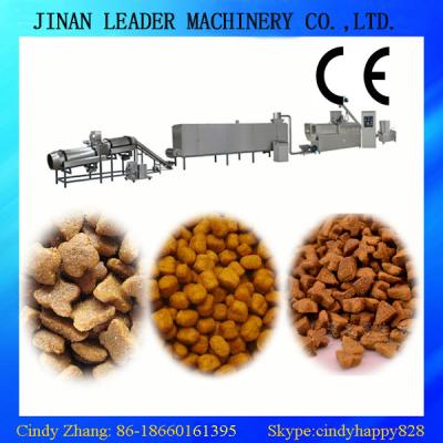 China Stainless Steel Pet Food Processing Line Shape Various Extruded ISO9001 for sale