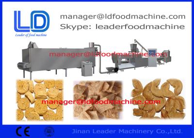 China Textured Vegetarian Soy Nuggets Protein Processing Line / Soya Bean Extrude Machine for sale