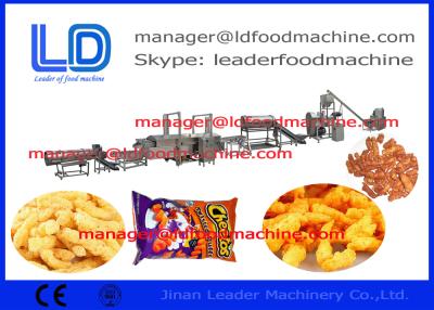 China Cheese Curls Kurkure Making Machine / 3 Phase 380V Frying Food Processing Equipment for sale