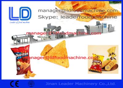 China High Speed Fried Food Snack Chips / Pellet Tortilla Machine , 220kg/h for sale