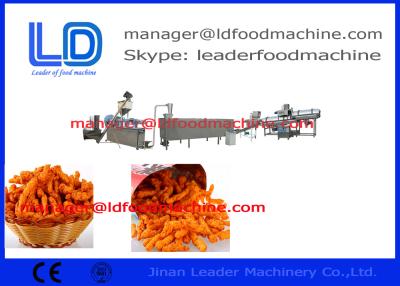 China Automatic Cheese Ball / Corn Curl / Kurkure Snacks Making Machine Of Rotary Head Extruder for sale