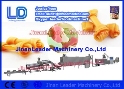 China Chewing Gum Pet Food Processing Line / Cat Dog Food Making Machines for sale