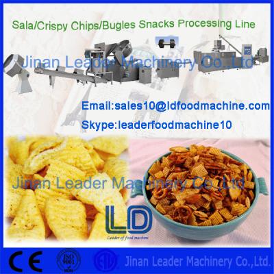 China Double Screw Extruder Bugles Making machine frying / Flavoring sticks for sale