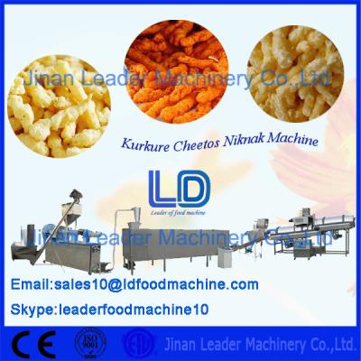 Chine Boucles Kurkure de maïs d'acier inoxydable faisant la machine pour faire les casse-croûte 125kg/h de torsion à vendre