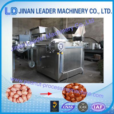 China Food Grade Stainless Steel Peanut Processing Machine , Coal Heating Fryer Machine for sale