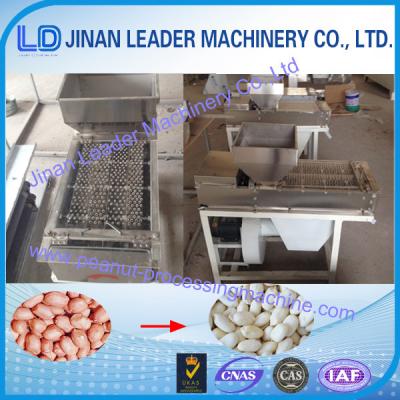 China Stainless Steel Peanut Peeler Machine Wet Groundnut Peeling High Speed for sale