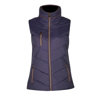 China Casual Style Blue Padded Custom Women's Breathable Vest Stripper Vest Custom for sale