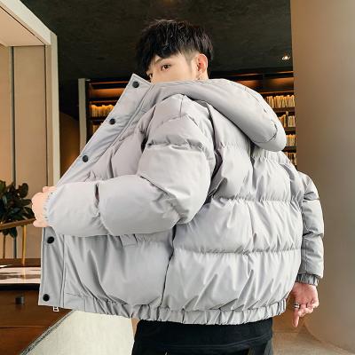 China New Design Waterproof Custom Men's Padded Coats Bubble Hooded Stripper Jacket Coat Warm for sale