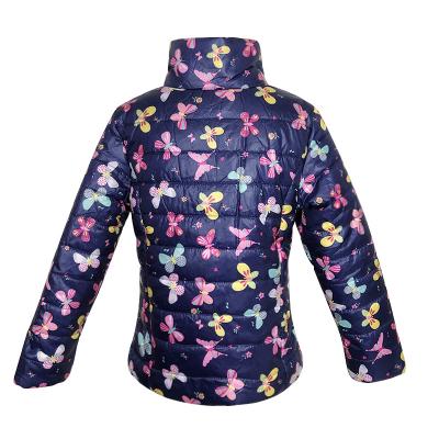 China Breathable Stripper Lightweight Customize Padding Cut-out Bubble Quilted Winter Kids Jacket for Girls for sale