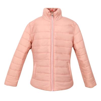 China Reversible Fashion Down Jacket Kids Breathable Solid Color Romance Winter Jacket for Girls for sale