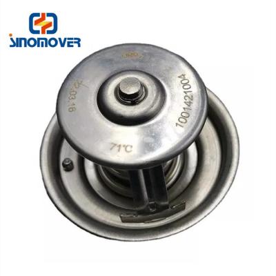 Китай 1001421004 71 Degree Thermostat For SINOTRUK HOWO WEICHAI WP12 WP13 SHACMAN LGMG MT95 Truck Engine Spare Parts продается