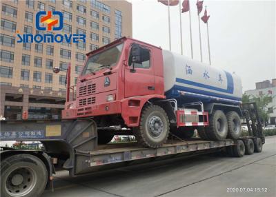 China camión volquete de la explotación minera del tanque de agua 20cbm-25cbm HOWO 70ton en venta