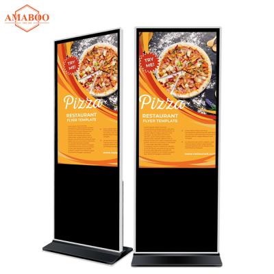 China LCD Stand Up Digital Signage Display Advertising Android Floor Touch Screen LCD Stand Advertising Display for sale