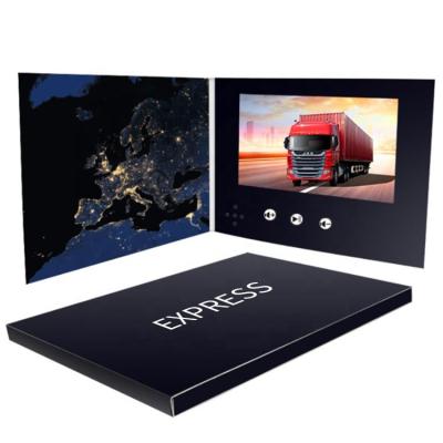 China All Regions China Factory Cheap Price Custom Gift Greeting Cards 5 Inch LCD Video Brochure For Africa Europe for sale