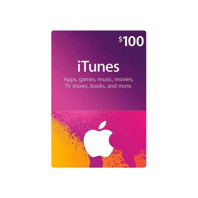 China US Email Delivery USA Style 100USD iTunes Gift Certificate for sale