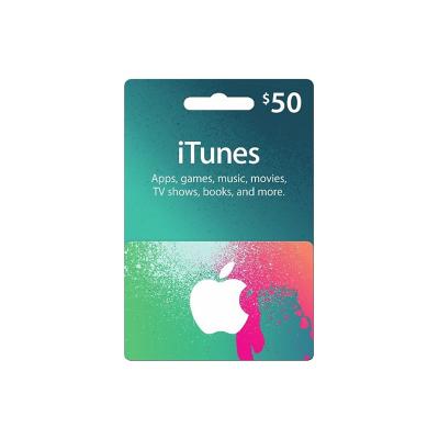 China US $50 App Store Used iTunes Gift Card for US account only for sale