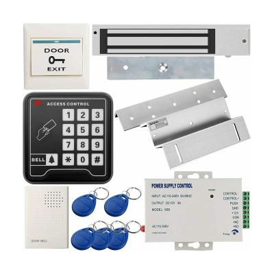 China 125KHz RFID Card Inswinging Door Access Control Kit w/ Electric Magnetic Lock HBK-A01M280-BKT for sale