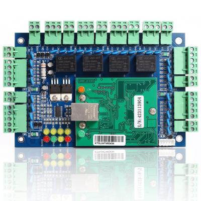 China 20 Wiegand TCP Professional 26-40 Bit IP Network Access Control Board With Software For 4 Door 4 Reader for sale