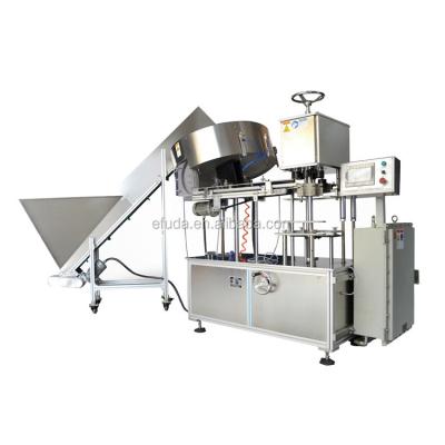 China Beverage Aerosol Cap Feeding And Pressing Capping Machine For Automatic Aerosol Filling Line for sale