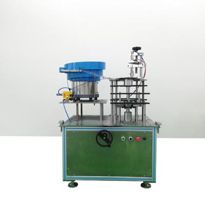 China Automatic Beverage Aerosol Button Placing Machine For Aerosol Filling Line for sale