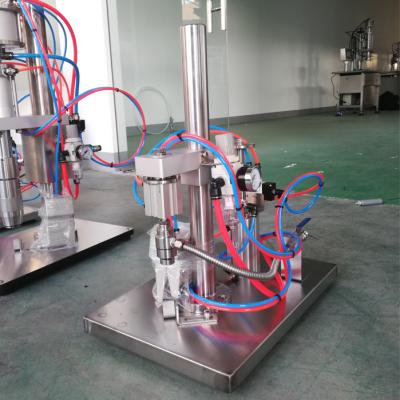 China Small Pneumatic Food Aerosol Gas Filling Machine For Fire Fighting for sale