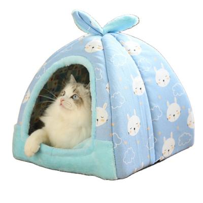 China Wholesale Custom Viable Fashion Outdoor Warm Plies Winter Storage Pet Tent Flat Easy Tents Pet Toys for sale