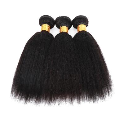 China Yaki Rshow Straight All In One Unprocessed Indian Yaki Curly Straight 3 Bundles 100% Human Hair Bundles In 1 Set 3 Bundles Natural Extension for sale