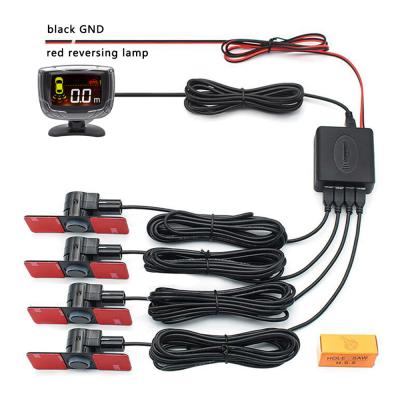 China 16.5mm Flat Sensor Auto Reverse Parking System With LCD Display Alarm PZ312-X-16.5 for sale