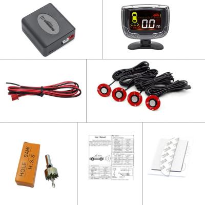 China 16.5mm Round Sensor Auto Reverse Radar Parking System With LCD Display Alarm PZ312-X-16.5R for sale