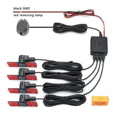 China 16.5mm Flat Sensor Auto Reverse Parking System Front Rear Radar With Buzzer PZ330-XK-16.5 for sale