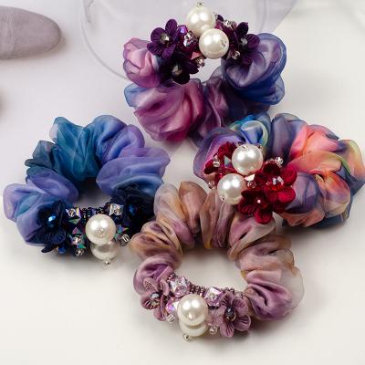 China Retro New Style Dissimilarity Baby Attractive Cute Soft Circle Hair Elastic Hair Band for sale